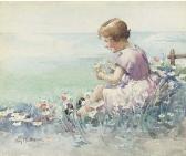 BROWN May Marshall 1887-1968,Picking wild flowers,Christie's GB 2005-03-13
