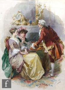 BROWN Maynard 1840-1900,The Proposal,Fieldings Auctioneers Limited GB 2023-02-16
