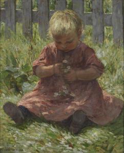 BROWN Mia Arnesby 1870-1931,Child with daisies,Bonhams GB 2014-11-18