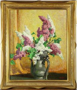 BROWN Michael Clinton 1954,Still Life with Wisteria,Clars Auction Gallery US 2015-03-21