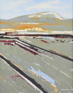 BROWN Michael 1969,LANDSCAPE WITH DISTANT MOUNTAINS,Ross's Auctioneers and values IE 2019-06-12