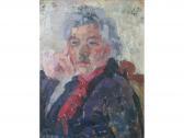 BROWN MIMI 1920-1996,PORTRAIT OF QUENTIN CRISP,Lawrences GB 2015-01-16