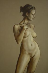 BROWN Paul 1967,a standing female nude,Criterion GB 2022-08-10