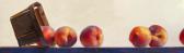 BROWN Paul 1967,Still life of peaches on a shelf,2016,Woolley & Wallis GB 2018-06-06