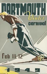 BROWN REA P,DARTMOUTH WINTER CARNIVAL,1949,Swann Galleries US 2014-02-25