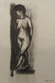 BROWN Robin 1950,Standing female nude,Rosebery's GB 2013-07-13