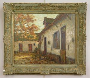 BROWN Roy H. 1879-1956,Autumn Scene with Buildings,Rachel Davis US 2024-03-23