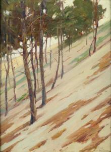 BROWN ROY HENRY,Hillside Shadows,1909,Swann Galleries US 2015-06-04