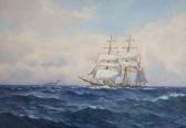 BROWN Samuel John Milton 1873-1965,Clipper and steamer at sea,Gorringes GB 2021-11-01