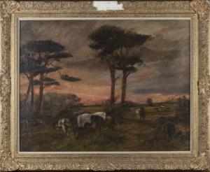 BROWN W 1800,Horses in a Landscape,1897,Tooveys Auction GB 2017-11-29