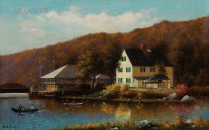 BROWN W. Warren 1800-1800,The Golden Spur Inn, Lyme, Connecticut,Skinner US 2022-01-28