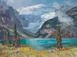 BROWNE Belmore 1880-1954,Lake Louise, Rising Clouds,Bonhams GB 2022-04-26