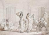 BROWNE Henriette 1829-1901,Dancers in an Arab courtyard,Bonhams GB 2010-03-02