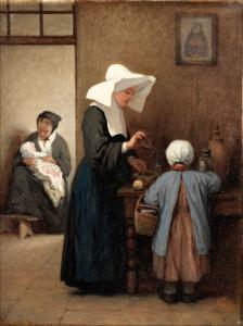 BROWNE Henriette 1829-1901,The little invalid,Bonhams GB 2020-11-10