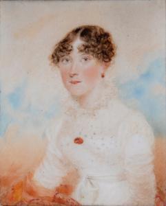 BROWNE Maria Bellett,Portrait Miniature of Mrs Thomas Browne,Mellors & Kirk GB 2022-02-08