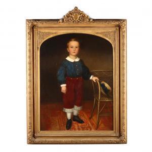 BROWNE William Garl 1823-1984,Portrait,19th century,Leland Little US 2018-09-15
