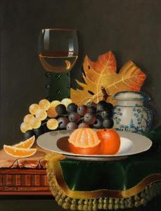 BROWNING Chas A 1900-2000,Still life fruit and vessels,Eastbourne GB 2023-04-13