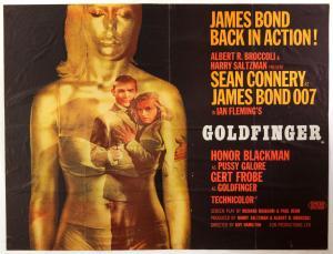 BROWNJOHN Robert 1925-1970,James Bond Goldfinger,1964,Ewbank Auctions GB 2022-01-21