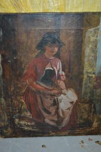 BROWNLOW Emma 1820-1880,Portrait of a seated girl,Lawrences of Bletchingley GB 2016-06-07