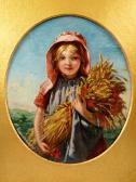 BROWNLOW KING Emma,GOING TO THE HAYFIELD - PORTRAIT OF A YOUNG BOY CA,1858-59,Sworders 2010-09-21