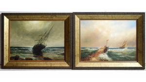 BROWNLOW Stephen 1828-1896,Off the North East Coast,Anderson & Garland GB 2022-12-08