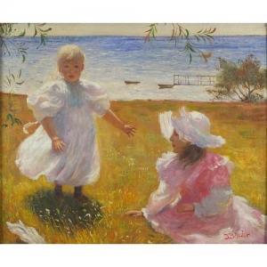 BROZIK Jaroslav 1904-1986,Children by the sea,Eastbourne GB 2017-12-09