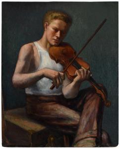 BROZIK Jaroslav 1904-1986,The Violinist,Brunk Auctions US 2018-09-15