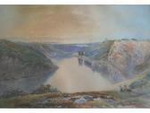 BRUCE Frederick William 1890-1910,A VIEW ALONG THE AVON GORGE AT DURDHAM DOWNS,Lawrences 2010-04-23