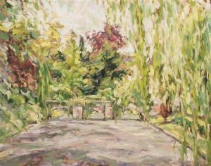 BRUCE LAURA,WEEPING WILLOWS BY THE BRIDGE,Potomack US 2017-07-25