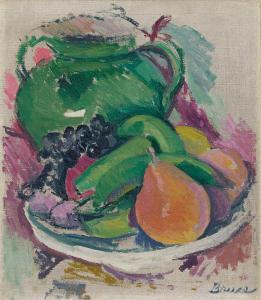 BRUCE Patrick Henry 1881-1936,Fruit and Green Pot,Swann Galleries US 2023-05-25