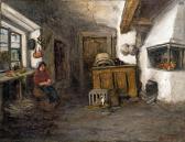 BRUCK Miksa 1863-1920,In the kitchen,Nagyhazi galeria HU 2018-03-06