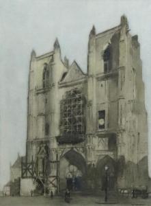 BRUCKMAN Lodewyk Karel, Loki,A view of a cathedral,Bellmans Fine Art Auctioneers 2018-06-27