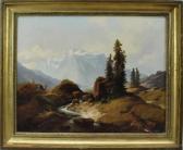 BRUCKNER C 1800-1800,Wanderer in den Bergen,Reiner Dannenberg DE 2012-09-14