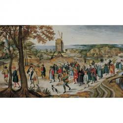 BRUEGEL Pieter I 1525-1569,peasant wedding procession,Sotheby's GB 2006-01-26