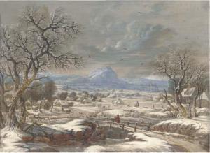 BRUEGHEL Jan I 1568-1625,Figures in an extensive winter landscape before a ,Christie's GB 2004-12-01