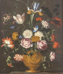 BRUEGHEL Jan Peeter,Vase de fleurs avec un papillon,17th century,Boisgirard - Antonini 2022-12-20