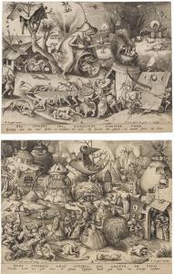 BRUEGHEL Pieter I 1525-1569,Die Sieben Todsünden,Van Ham DE 2021-06-02