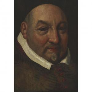 BRUEGHEL Pieter I 1525-1569,PORTRAIT OF A MAN (WITH WHITE COLLAR),Waddington's CA 2021-10-21