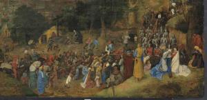 BRUEGHEL Pieter II 1564-1637,Christ on the Road to Calvary,Christie's GB 2015-12-08