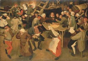 BRUEGHEL Pieter II 1564-1637,The Wedding Dance in the Barn,Christie's GB 2005-12-09