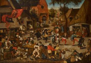 BRUEGHEL Pieter III 1589-1640,The kermesse of Saint George,Sotheby's GB 2021-12-09