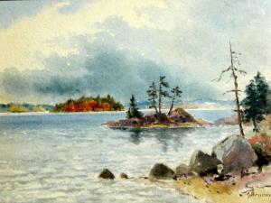 BRUENECH George Robert 1851-1916,Coastal Landscape,Westbridge CA 2018-07-26
