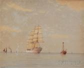 BRUENLEY P,A Calm Day of the Mouse Lightship.,1912,Skinner US 2009-11-08
