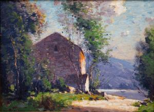 BRUESTLE George Matthew 1872-1939,PORTRAIT OF A BARN,Amelia Jeffers US 2024-03-07