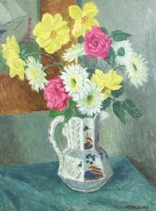 BRUFORD MIDGE 1902-1958,Jug of Flowers,David Lay GB 2021-12-07