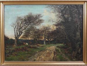 BRULEY Robert S 1888-1900,Evening in the Forest,Tooveys Auction GB 2010-03-23