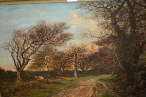 BRULEY Robert S 1888-1900,Evening in the Forest,Lawrences of Bletchingley GB 2016-04-26
