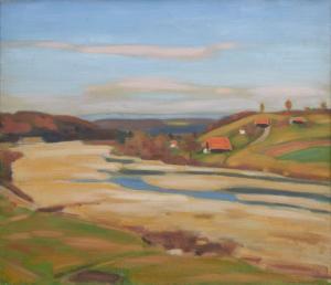 BRULHARD Ernest Hiram 1878-1947,Landscape,Sotheby's GB 2021-12-14