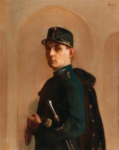 Brull Aladar 1890-1953,Half-length Portrait of a Captain,1927,Palais Dorotheum AT 2018-09-18