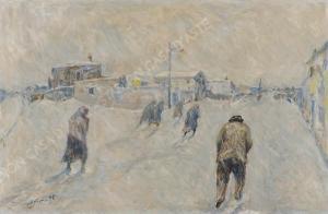 BRUMATTI Gianni 1901-1988,Inverno in Carso,Stadion IT 2023-12-11